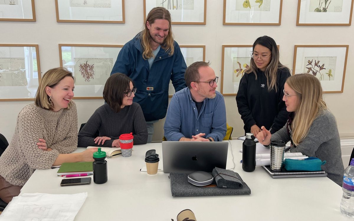 The London college of garden design students
